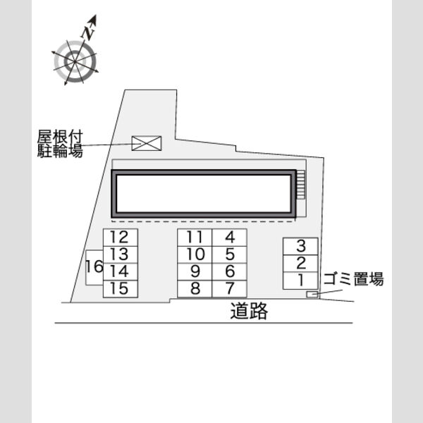 レオパレス南向 室内写真1
