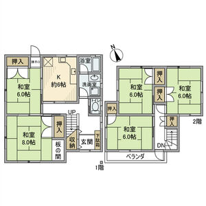 5K 間取り図