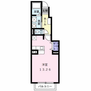 ワンルーム 間取り図