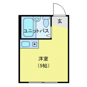 ワンルーム 間取り図