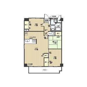 3LDK 間取り図