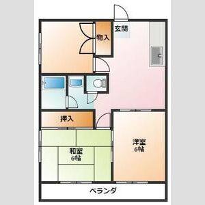 3DK 間取り図