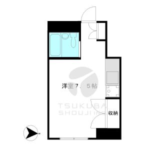 ワンルーム 間取り図