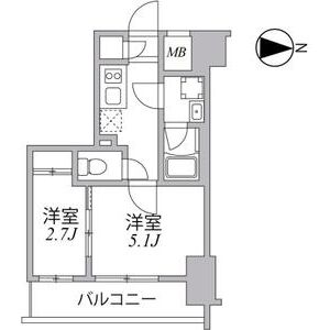 2K 間取り図