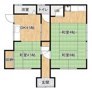 1DK 間取り図