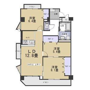 3LDK 間取り図