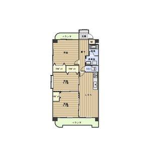 3LDK 間取り図