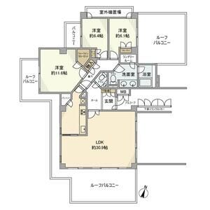 3LDK 間取り図