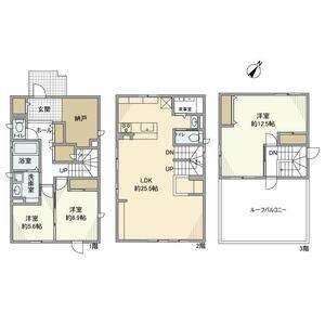 3LDK 間取り図