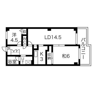 3LDK 間取り図