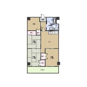 4DK 間取り図