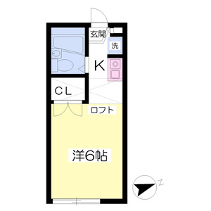 ワンルーム 間取り図