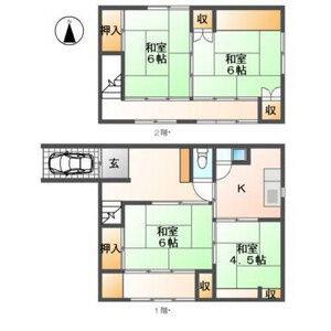 4K 間取り図