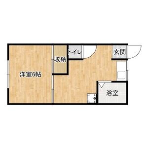1DK 間取り図