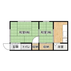 2K 間取り図