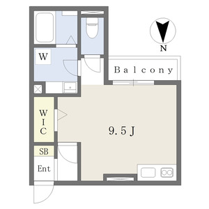 ワンルーム 間取り図