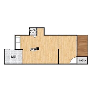 ワンルーム 間取り図