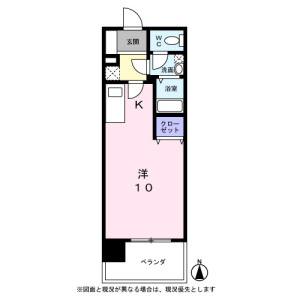 ワンルーム 間取り図