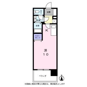 ワンルーム 間取り図