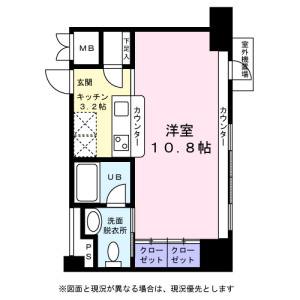 ワンルーム 間取り図