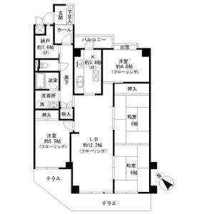 4LDK 間取り図