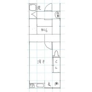2DK 間取り図