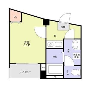 ワンルーム 間取り図