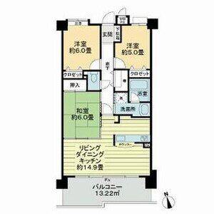 3LDK 間取り図