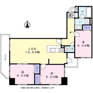3LDK 間取り図