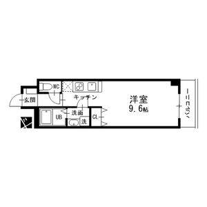 ワンルーム 間取り図