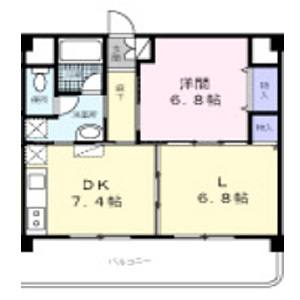 2DK 間取り図