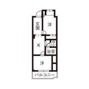 2K 間取り図