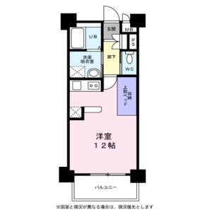 ワンルーム 間取り図