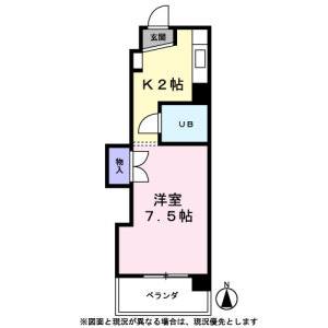 ワンルーム 間取り図