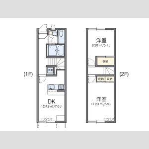 2DK 間取り図