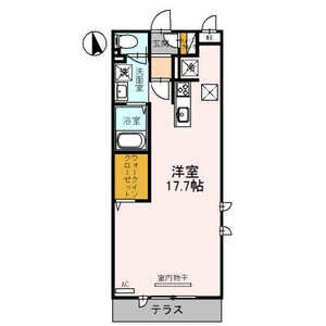 ワンルーム 間取り図