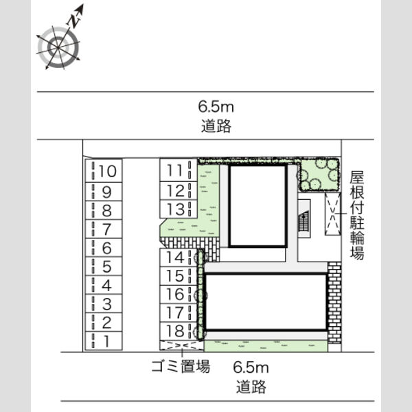 レオパレスソレイユ 箕面 室内写真1