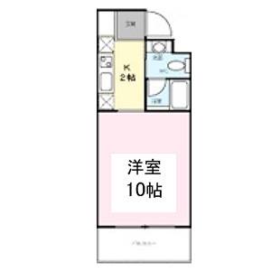 ワンルーム 間取り図