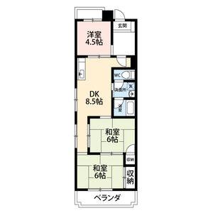 3LDK 間取り図