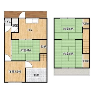 4DK 間取り図
