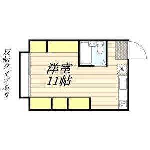 ワンルーム 間取り図