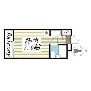 ワンルーム 間取り図