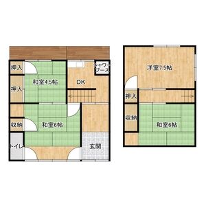 4DK 間取り図