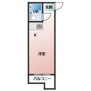 ワンルーム 間取り図