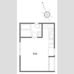 ワンルーム 間取り図