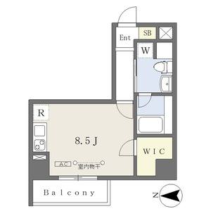 ワンルーム 間取り図