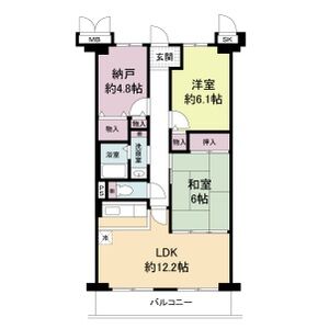 3LDK 間取り図