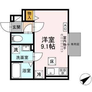 ワンルーム 間取り図