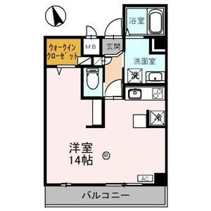 ワンルーム 間取り図