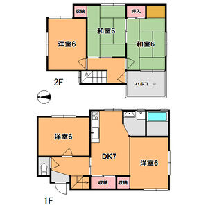 4LDK 間取り図
